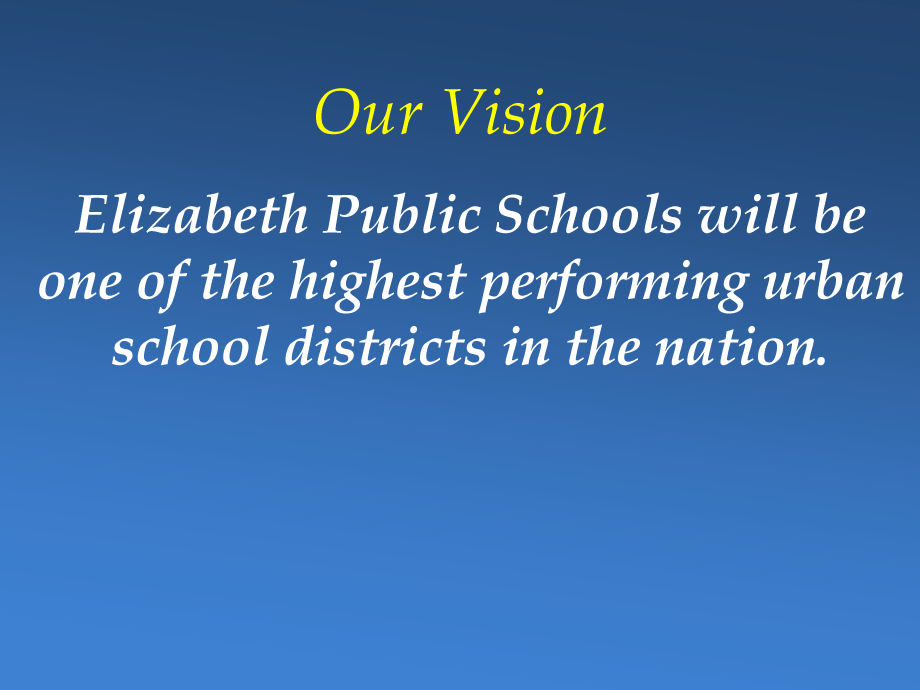 Our Vision 